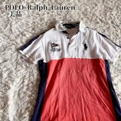 【美品】ラルフローレン Ralph Lauren ポロシャツ カラーブロック