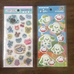 いないいないばあ ぷくぷく ステッカー エンジェルブルー　エポキシシールのサムネイル