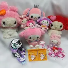 マイメロディ　クロミ　ぬいぐるみ・キーホルダー・etc. ２４点セット おまけ付
