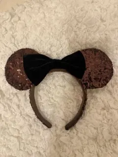 ミニーカチューシャ ブラウン