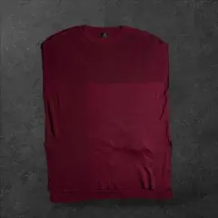 Worthington ボルドー ノースリーブニット XL ユニセックス