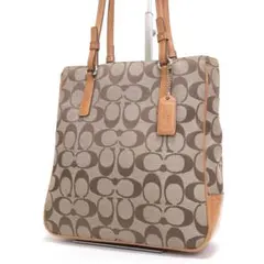 COACH コーチ トートバッグ 6090 シグネチャー 肩掛け キャンバス