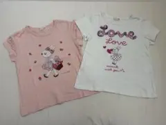 KPニットプランナー半袖Tシャツ2枚セット　110㎝のサムネイル