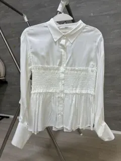 The Von ホワイト シャーリングシャツのサムネイル