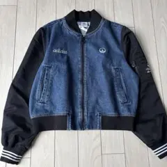 【美品/M】アディダスオリジナルス　adidas　デニムジャケット　ブルゾン