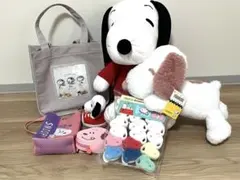 スヌーピー　ぬいぐるみ　ポーチ　バッグ　スマホポーチ　スポンジ　一部タグ付き