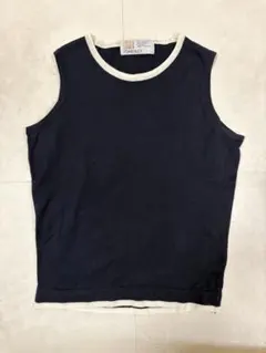 JOHN SMEDLEY ノースリーブ Tシャツ Sサイズ ネイビー