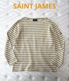旧タグ！SAINT JAMES t4 ウェッソン ボーダーバスクシャツ 90's