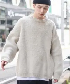 WEGO/モヘアライクBIGプルオーバー