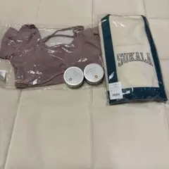 【新品未使用】SUKALA オープンネックTee Lサイズ 、バーム、バック
