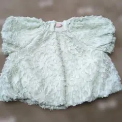 Petit main ミントグリーン トップス 80