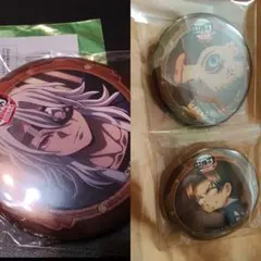 鬼滅の刃　決戦の火蓋を切る　一期　三期　宇髄天元　村田　伊之助　セット　缶バッジ