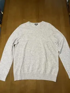 カシミヤセーター　ユニクロ　メンズ　XL グレー