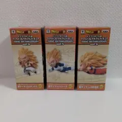 ☆未開封☆ドラゴンボール ワールドコレクタブルフィギュア 30周年　3点セットのサムネイル