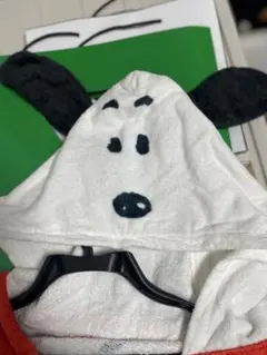 スヌーピー フード付きタオル