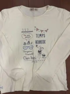 pomponette 長袖カットソー　Lサイズ　キャラクター入り