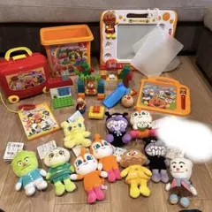 アンパンマン ブロック ぷりちぃビーンズ おえかきボード ことばずかん DVD
