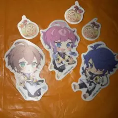 ヒプマイ スイパラ サテンフレークシール 和装 飴村乱数 夢野幻太郎 有栖川帝統