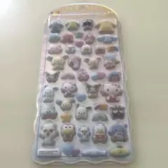 正規品　コットンパフィーシール　サンリオ　キャラクターズ