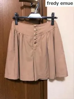 fredyフレディエミュ★ゴールドボタン付フレアーショートパンツ