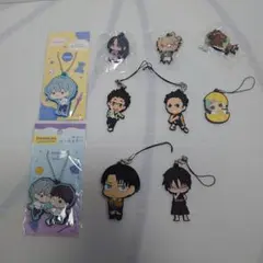 アニメキャラクターグッズ　ラバーキーホルダー