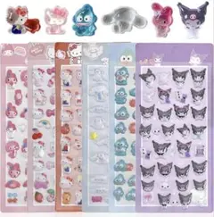 ぷくぷくシール☆ボンボンドロップ　サンリオ　6枚セット☆