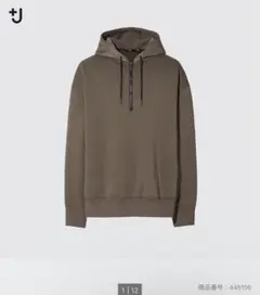 UNIQLO +J ドライスウェットハーフジップパーカー