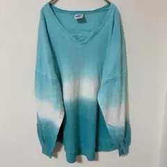 SPIRIT JERSEY 【S】ロンT グラデーション 長袖Tシャツ　ブルーのサムネイル