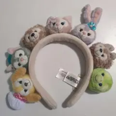 【海外ディズニー限定】香港ディズニー20周年　ダッフィー&フレンズ　カチューシャ