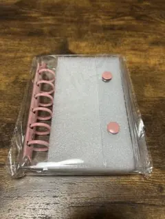 シール帳A7リフィル20枚ピンクリング