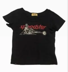 ヒステリックグラマー　SPEEDSTER チビTシャツ　黒　ブラック　最終値下げ ヒステリックグラマー SPEEDSTER チビTシャツ 黒 ブラック 最終値下げ