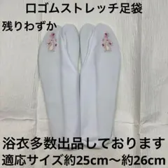 刺繍足袋 刺繍 レディース 女性 口ゴム おしゃれ 和柄 足袋 ストレッチ LL