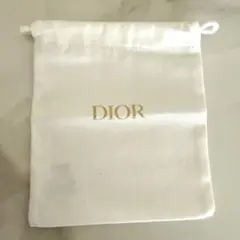 Dior ディオール ホワイト巾着ポーチ