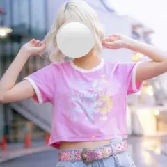 復刻♪ レインボーベリエちゃんリンガーTシャツのサムネイル