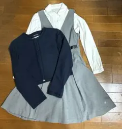 ポンポネットジュニア　ブラウス　ジャンパースカート　ジャケット3点160cm