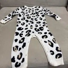 ヒョウ柄ロンパース 95cm未満
