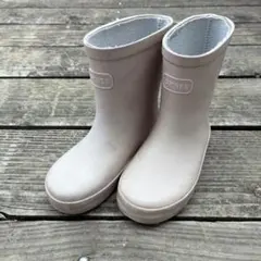 OMNES レインブーツ 15.0cm サーモンピンク長靴