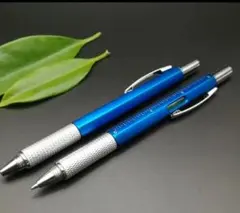 6 in 1 多機能ボールペン 青 黒 1本のサムネイル