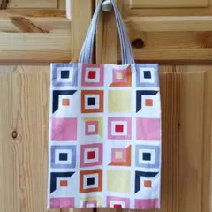 縦型手提げバッグ　ハンドメイド