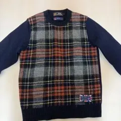 gim. BRITISH WOOL クルーネック ニット セーター