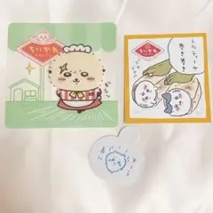 ちいかわレストラン コースター ラッコ ちいかわ ハチワレ