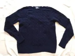 Ralph Lauren ラルフローレン　 ケーブルニット セーターL 90'sのサムネイル