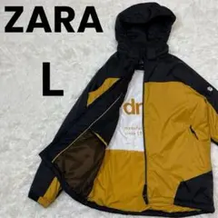 ZARA　ザラ　ナイロンジャケット　中綿　アウター　イエロー