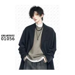 01056 ボーイ ペーパー/ステッカー 4枚 CREARTISTZ