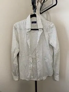 ZARA MAN スリムフィット ドット柄シャツ