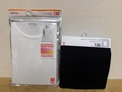 ユニクロ キッズインナー　 セット　ヒートテック＋コットンタンクトップ2P