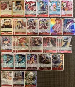 ワンピース カードゲーム　SR•R レアカード　赤・青　まとめ売り
