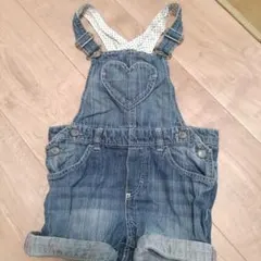 H&M デニムオーバーオール 12-18M