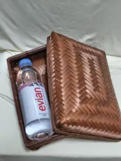 天然素材 編みかご バスケット 収納かご バンブー 竹