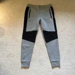 PUMA BMW テックフリース パンツ グレー